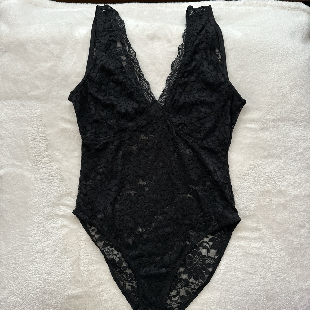 Black Lace Bodysuit